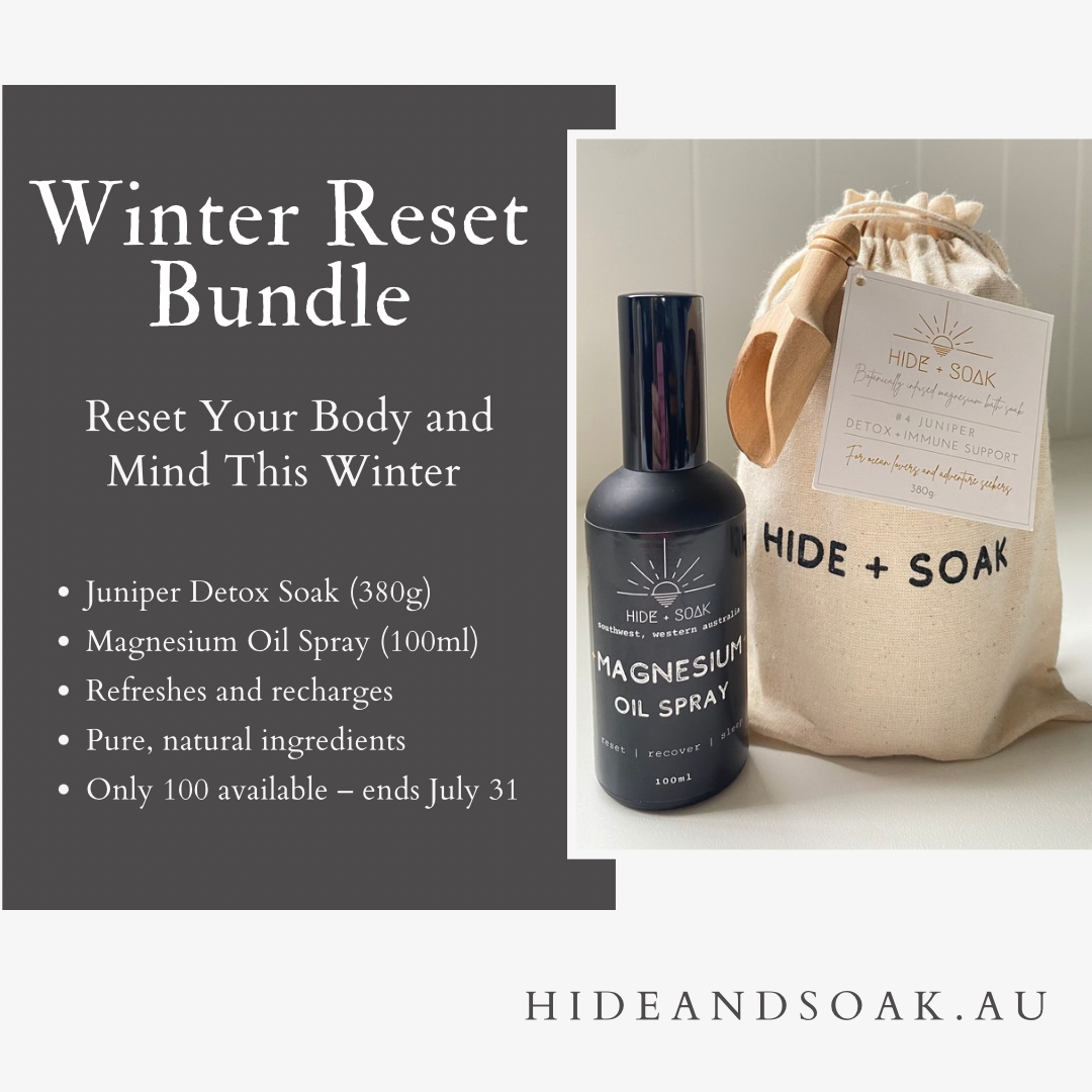 Winter Reset Bundle: #4 Juniper Bath + Foot Salts & Magnesium Oil Spray