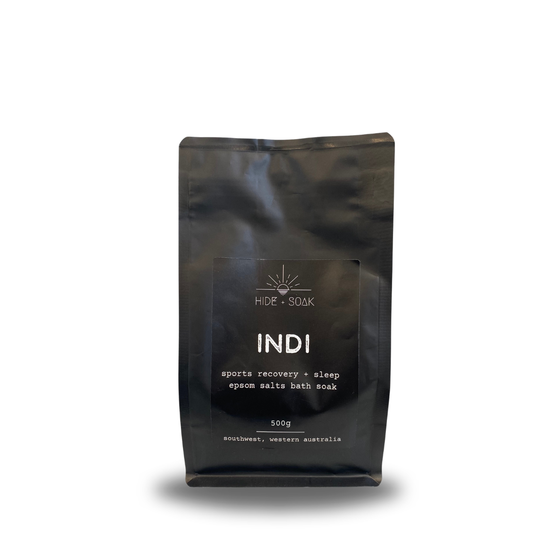 Indi - Sports Recovery - Relax + Sleep Epsom Salts Bath Soak | 500g
